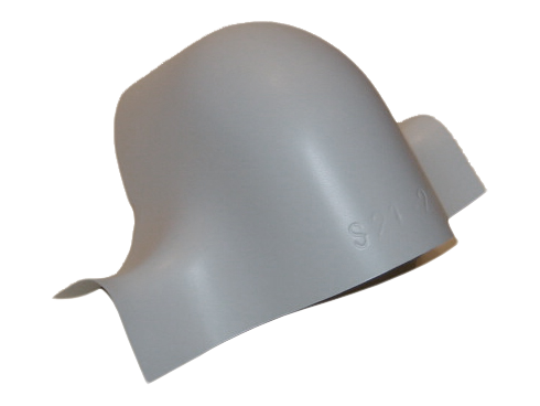 Sebald  EKAFOL PVC-bøyer 90° S 89/50 (189) grå